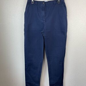 Jones New York Sport Navy Blue Casual Slack Pants Size 10 EUC